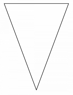 Printable Triangle Bunting Template