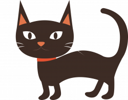 Burmese cat Black cat Kitten Whiskers - Lovely cartoon black cat ...