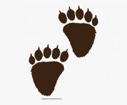 Download - Bear Paw Prints Clipart #73866 - Free Cliparts on ...