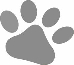 Gray Pet Paw Clip Art at Clker.com - vector clip art online, royalty ...