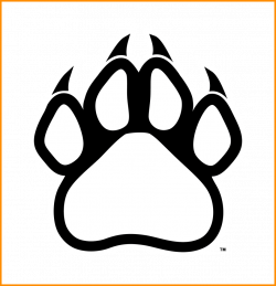 Appealing Paw Print Outline Clip Art Co Resilience Pict Of Lion ...