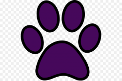 Tiger Paw clipart - Dog, Purple, Graphics, transparent clip art