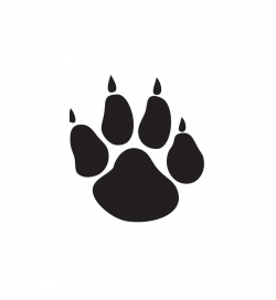 Simple Paw Print Clipart Dtekeat Panther - Clipart1001 ...