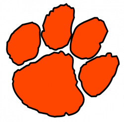28+ Collection of Clemson Tiger Paw Clipart | High quality, free ...