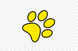 Yellow Paw Print PNG Paw Dog Clipart download - 594 * 596 ...