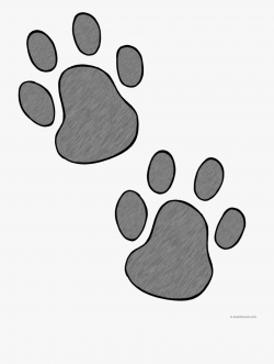Paw Print - Dog Paw Doodle Png , Transparent Cartoon, Free ...