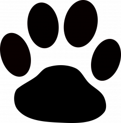 Clipart,picture of cat paw print free image