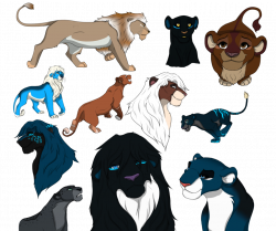 All of my Lion King OC's by KitsuneHebi on DeviantArt