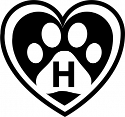 Pet Hotel Symbol Of A Heart With A Pawprint Inside Svg Png Icon Free ...