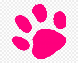 Pink Panther Paw Print, HD Png Download - 594x597(#44128 ...