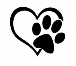 Details about PUPPY I LOVE MY DOG Window Sticker Vinyl Decal Small or  Large! PAW PRINT HEART!