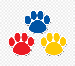 Colorful Paw Prints Clipart (#1951459) - PinClipart