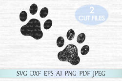 Dog paw SVG, Paw print SVG, Paw svg file, Paw cut file ...