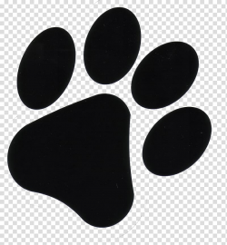 Black paw print illustration, Dog Paw Footprint Puppy , paws ...