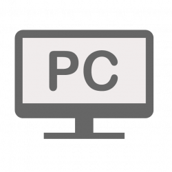 PC personal computer - Free icon material