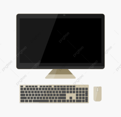 All In One Pc Flat Design, Technology, Monitor, Flat PNG and ...