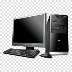 Black and gray computer set, Laptop Personal computer USB ...
