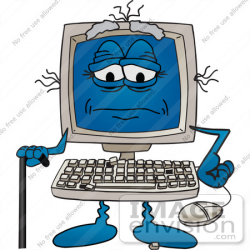Free Pc Clipart old computer, Download Free Clip Art on ...