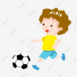 Physical Education Work Out Play Football Illustration ...