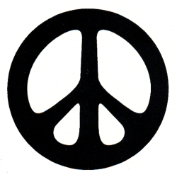Peace Sign Clip Art Black and White | Homeschool | Clip art ...