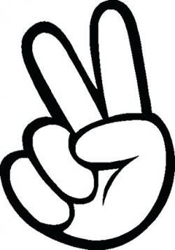 Peace Sign Clipart draw hand 12 - 315 X 450 Free Clip Art ...