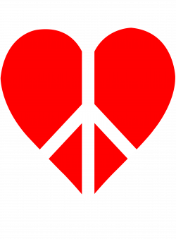 Peace Heart Clipart