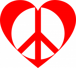 Clipart - Peace Heart Mark II