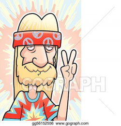 EPS Illustration - Hippie peace sign. Vector Clipart ...