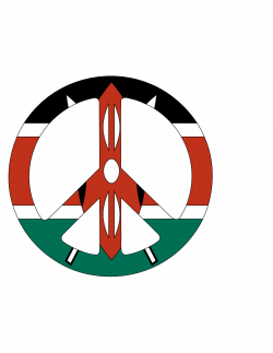 Scalable Vector Graphics Kenya Flag Peace Symbol 2 Scallywag - Clip ...