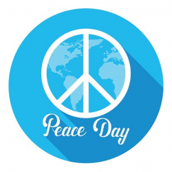 World Peace Day Hippie Sign International Holiday Poster ...