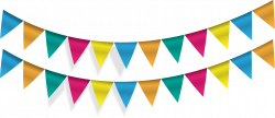 Pennon Flag Banner Party Bunting - Vector triangle flags 1890*824 ...