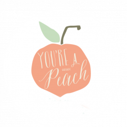You're a Peach - Gift Idea & Free Printable | Recipe | Pinterest ...