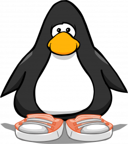Image - Peach Sneakers on a Player Card.png | Club Penguin Wiki ...