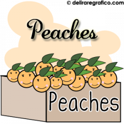 Peach clip art happy related keywords - Clipartix