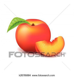 Peach slice clipart 1 » Clipart Portal