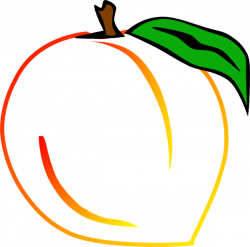 Fresh Peach Clip Art at Clker.com - vector clip art online, royalty ...