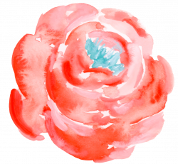 Watercolor painting Clip art - Red watercolor flowers 1118*1037 ...
