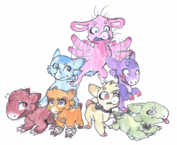 Wyngling Pile by Peaches-n-Charlotte on DeviantArt