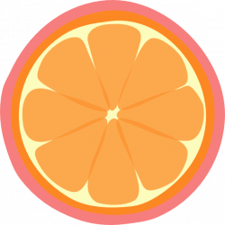 Orange Slice Clip Art at Clker.com - vector clip art online, royalty ...