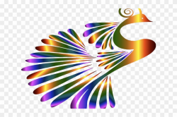 Peacock Clipart Png Format - Colourful Peacock Png ...