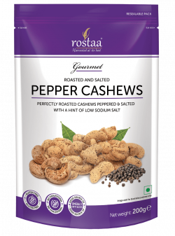 Roasted and Peppered Cashews | Dry Fruits - Nuts | Rostaa
