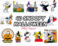 snoopy clipart, halloween clipart, clip art, peanut clipart, png file,  charlie brown clipart, printable, cartoon clipart