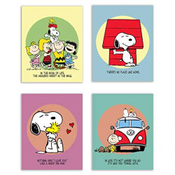 Amazon.com: Charlie Brown and Snoopy Bedroom Nursery Wall ...