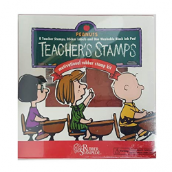 Amazon.com: Peanuts Rubber Stampede Teacher's Motivational ...