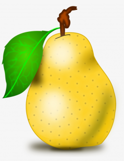 Pear Clipart Beautiful - Clip Art Pear Transparent PNG ...