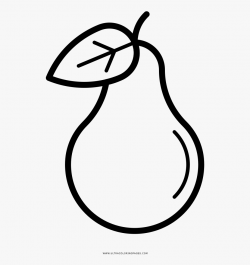 Pear Drawing Coloring Page - Pear For Coloring Png #1195722 ...