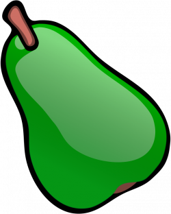 Clipart - green-pear