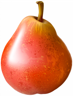 Red Pear Transparent PNG Clip Art Image | Gallery Yopriceville ...
