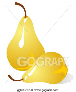 Stock Illustration - Two pears. Clipart Illustrations ...