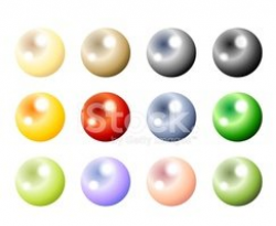 Colored Pearls stock vectors - Clipart.me